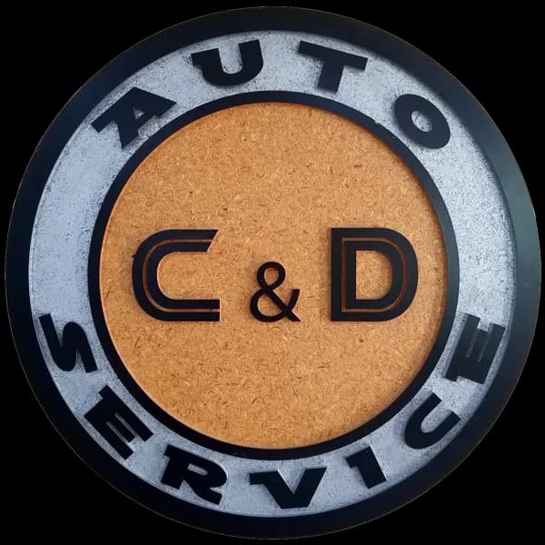 C&D Auto Service Logo